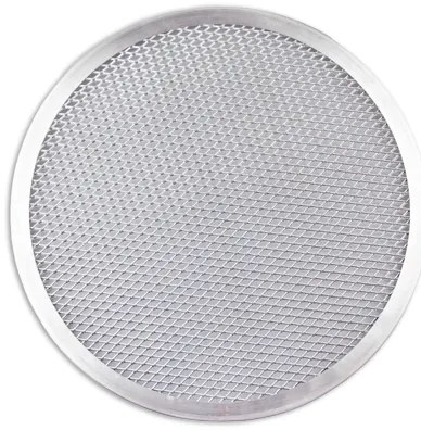 Алуминиева кръгла перфорирана тава за пица ф31cm (HY1107)