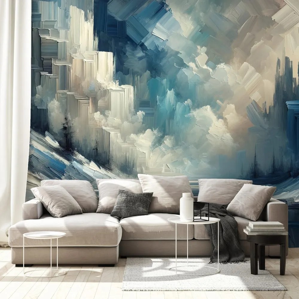 Тапет – Импресионистичен зимен пейзаж