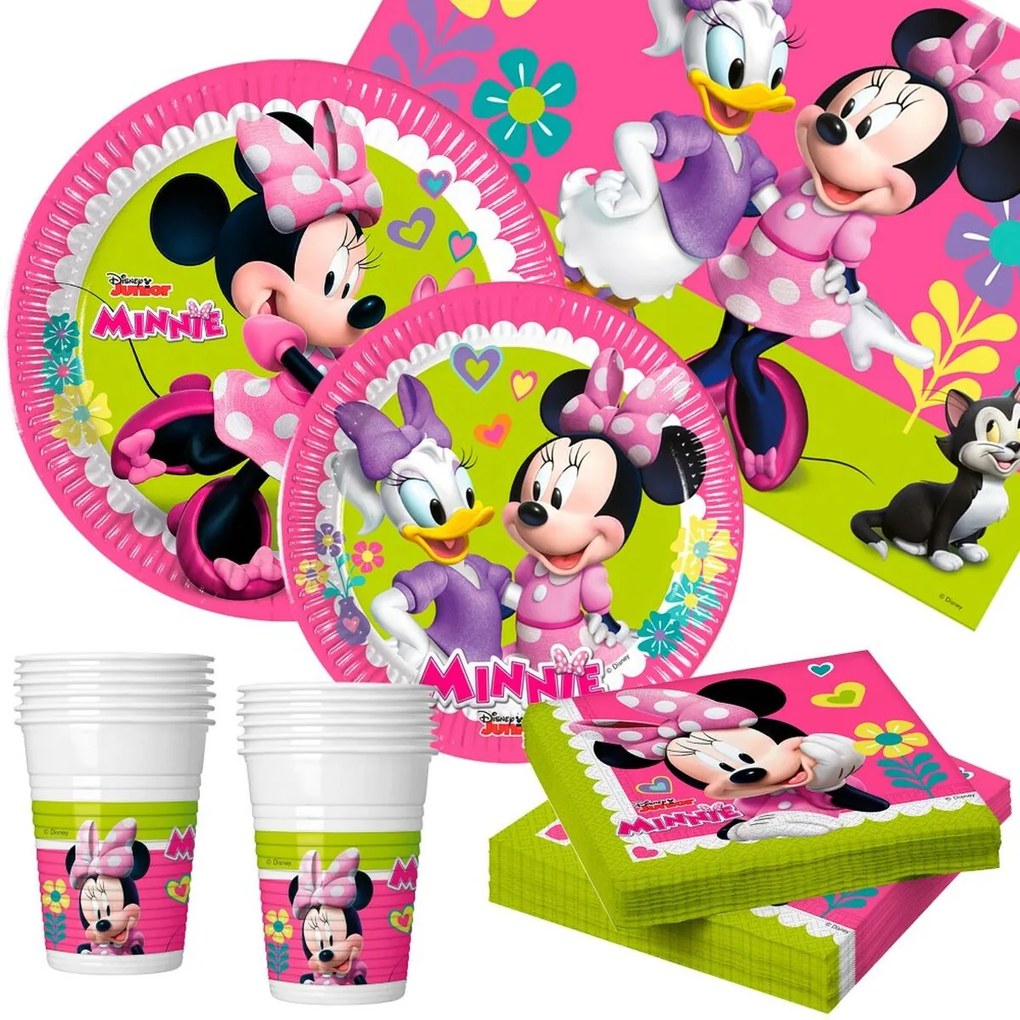 Комплект Празнични Артикули Minnie Mouse Happy Deluxe 89 Части 16