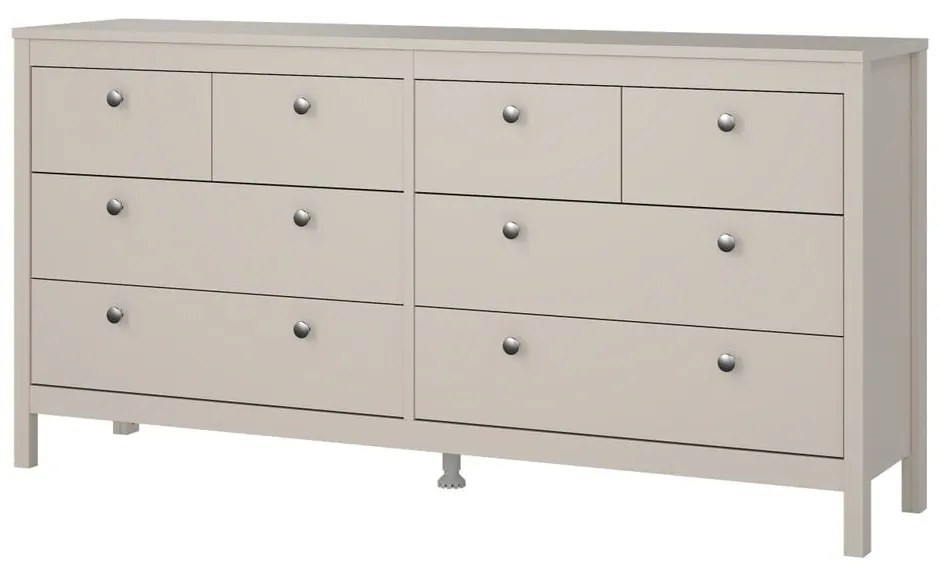 Сиво-бежов скрин 159x80x38 cm Madrid – Tvilum