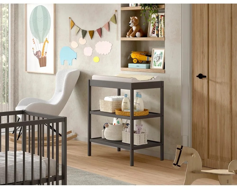 Антрацитна маса за повиване от масивен бук Dino – Vipack