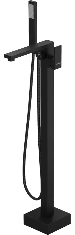 Mexen Urano свободностоящ смесител за вана, черен - 75233-70