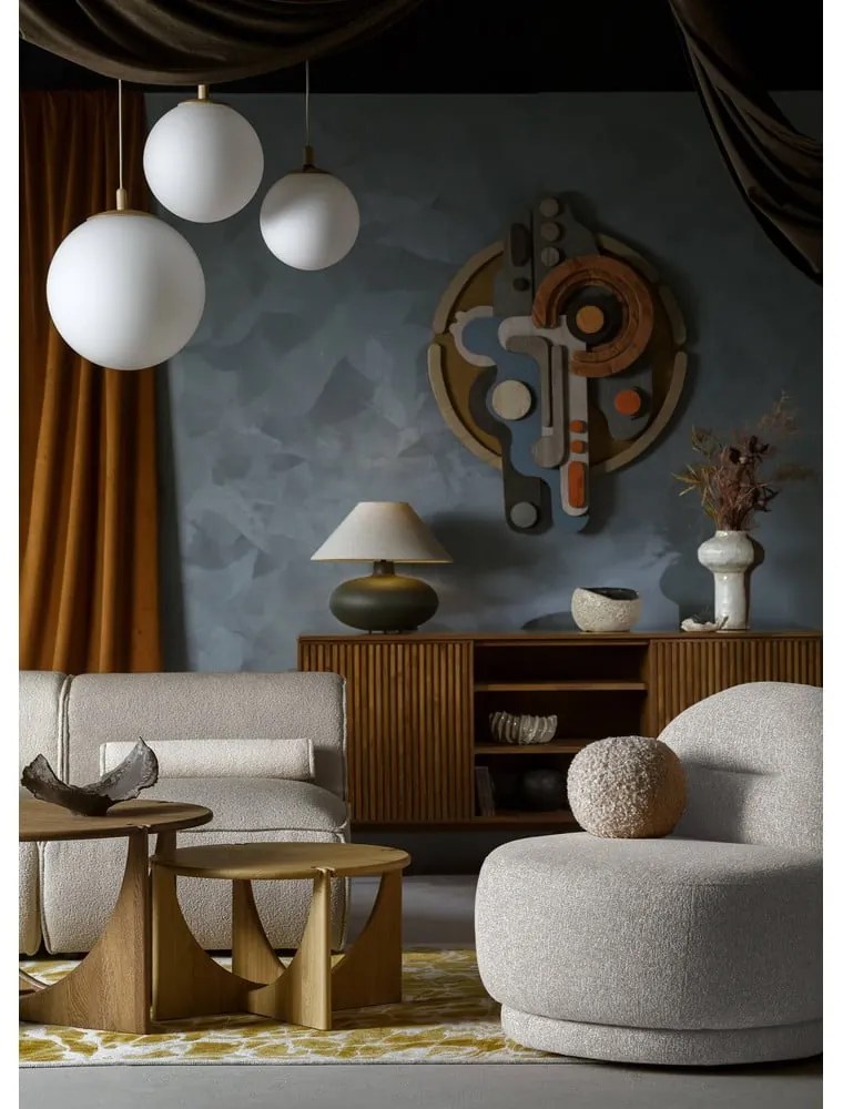 Светлосиво кресло Ovo – Miuform