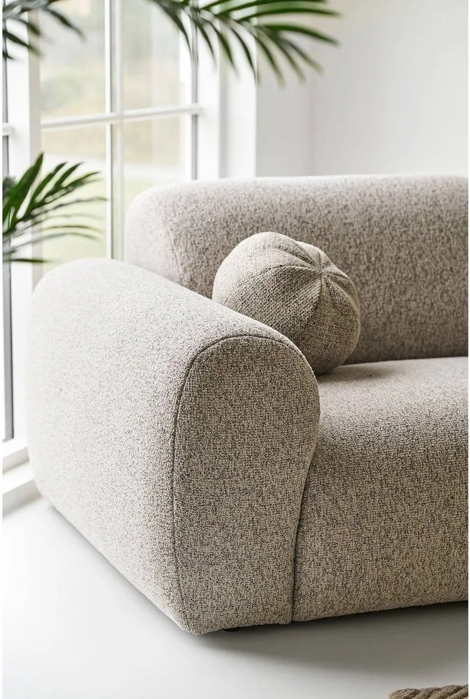 Сиво-бежов ъглов диван (десен ъгъл) Clyde – House Nordic