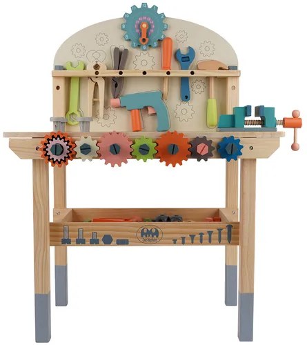 Детска работилница с дървени инструменти