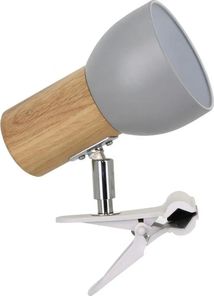 Spot-Light 2224174WKC - Лампа с щипка SVENDA 1xE27/60W/230V