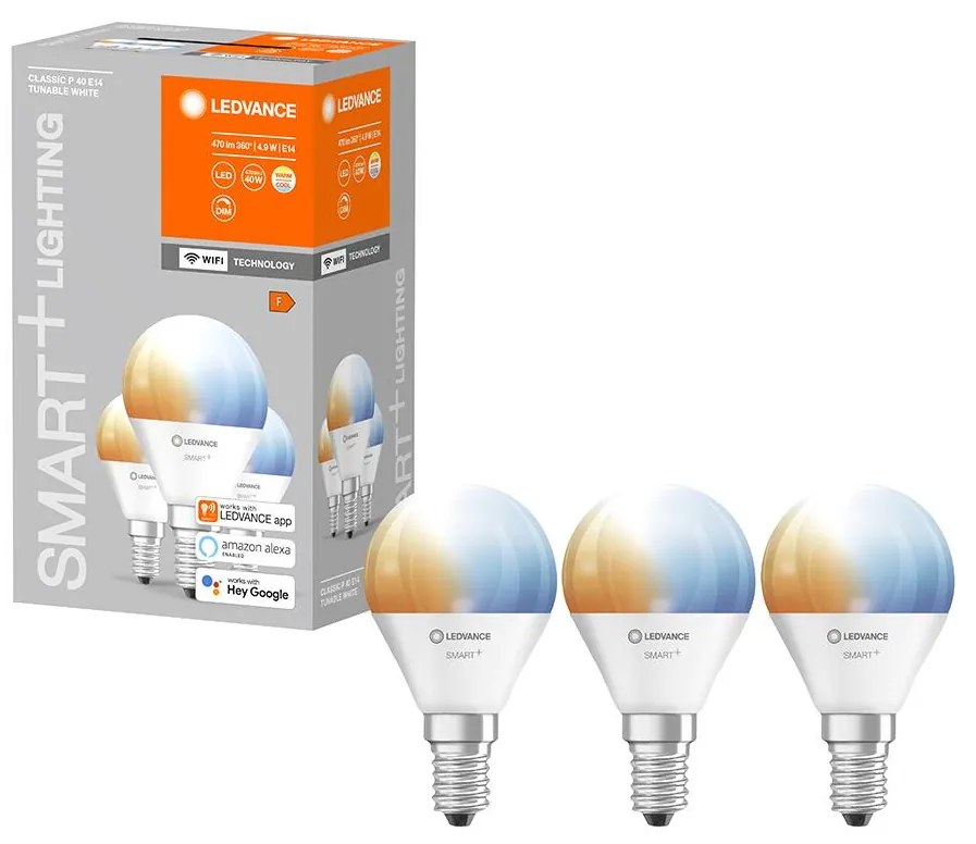 К-кт 3бр. LED димируеми крушки SMART+ E14/5W/230V 2700K-6500K - Ledvance