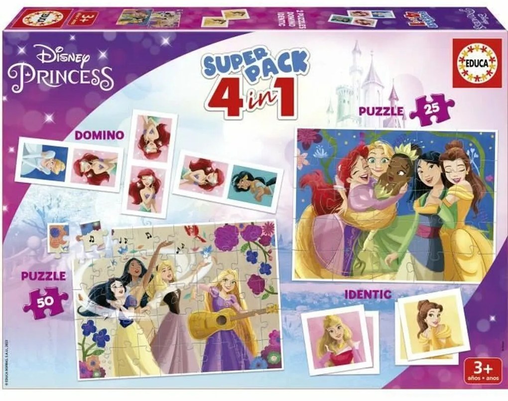 Игри Educa Princess 4 в 1