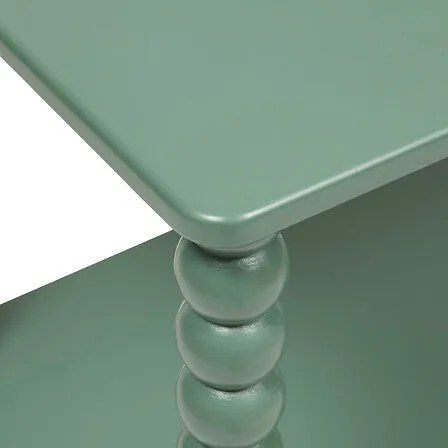 Етажерка atmosphera Chamlo, 3 нива, MDF, 75x34x75 cm - Слонова кост