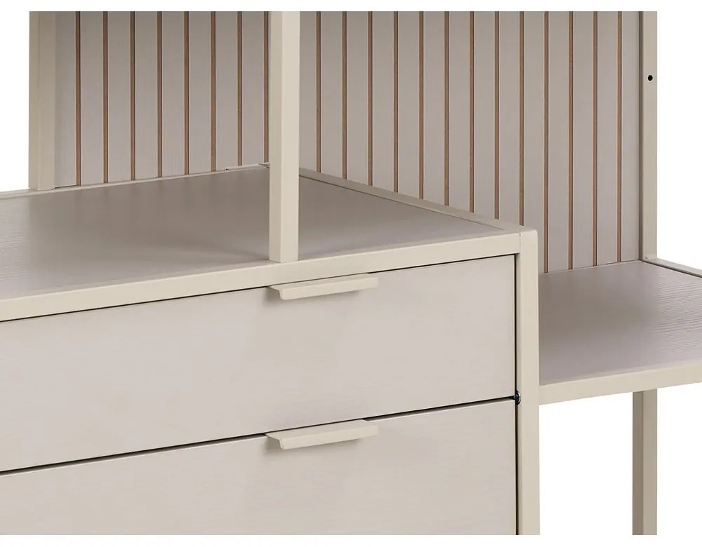 Сива библиотека 114x78x35 cm Seaford – Actona