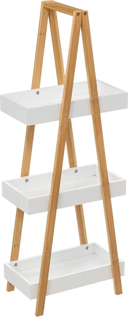 Етажерка 5five Natureo, 3 нива - Черен