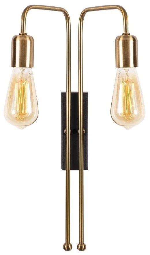 Стенна лампа в златист цвят Pahoma – Opviq lights