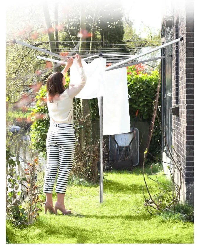 Градинска сушилня за дрехи в сребрист цвят 60 m Topspinner – Brabantia
