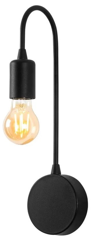 Черна стенна лампа Baston – Opviq lights