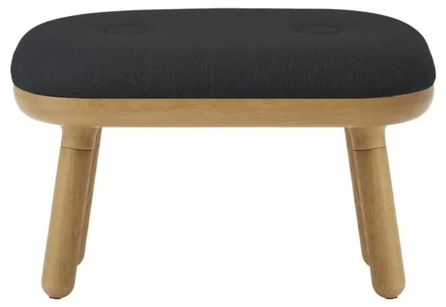 Стол в антрацитен и естествен цвят Paff Low – UMAGE