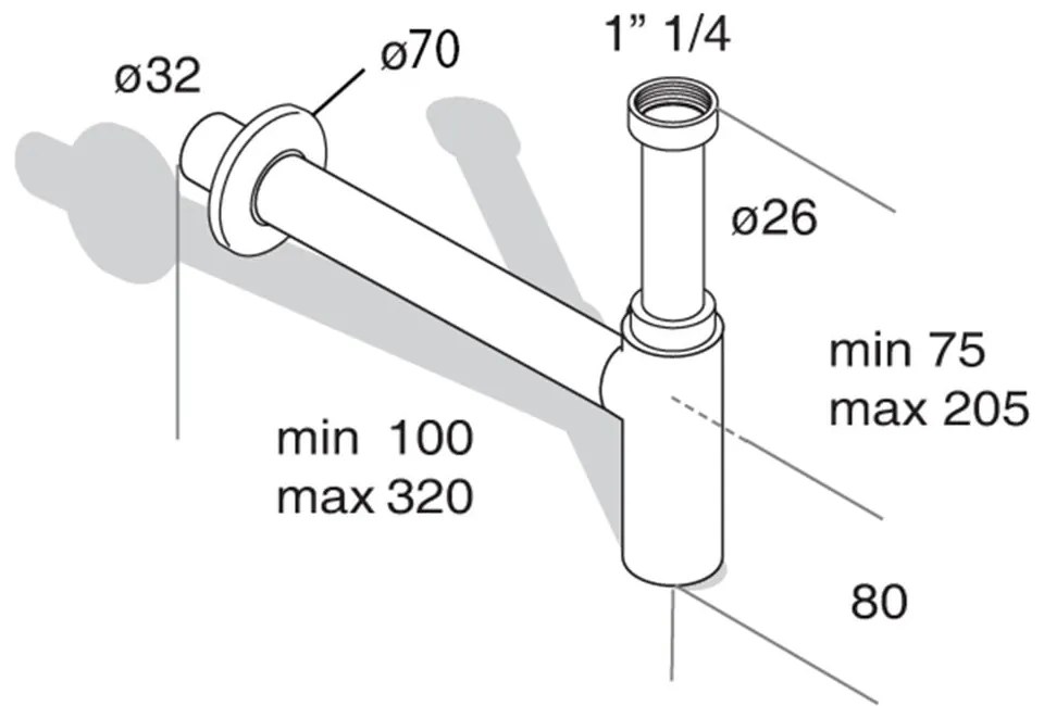Сифон Minitoti – Sapho