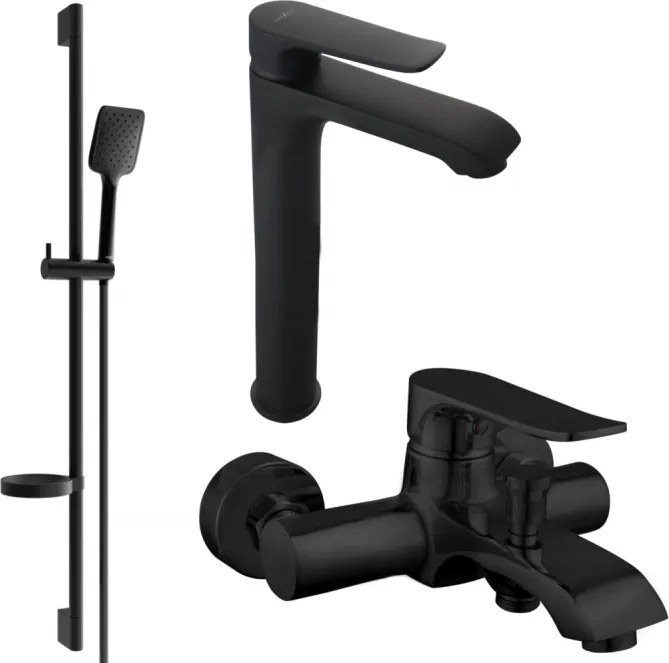 Mexen Pecos DS62 комплект за вана, черен - 72713DS62-70
