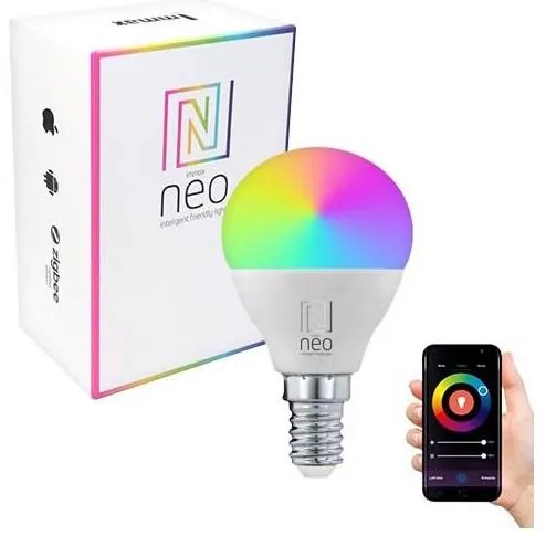 Immax NEO 07745L - LED RGB+CCT димируема крушка E14/6W/230V 2700-6500K Wi-Fi