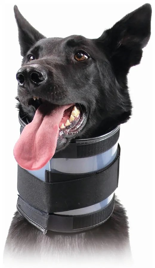 Cervical Collar for Dogs KVP, Черен, 9-36 cm