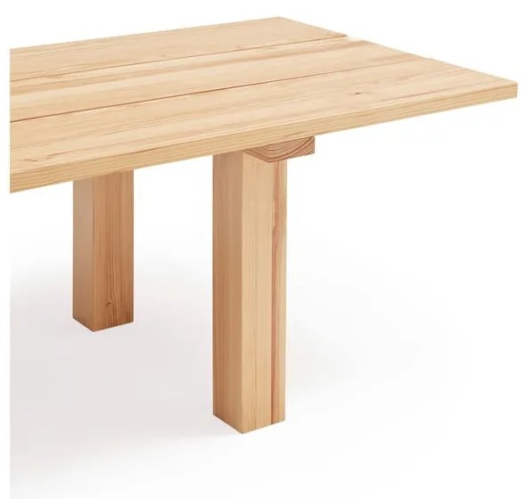 Трапезна маса с плот от борова дървесина 100x260 cm Banda - Teulat