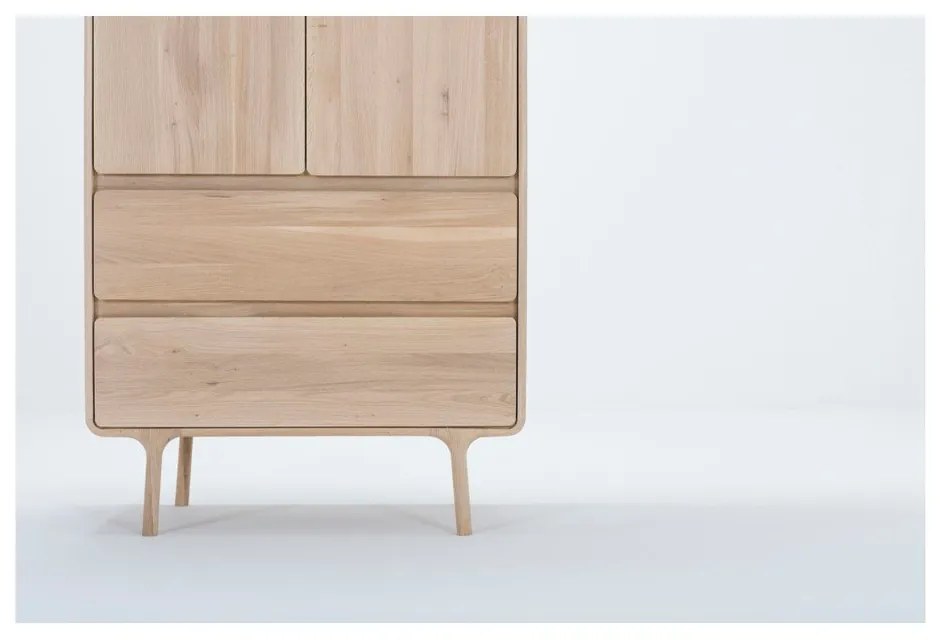 Дъбов гардероб 90x200 cm Fawn - Gazzda