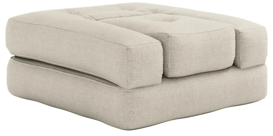 Променлив фотьойл Linen Beige Cube - Karup Design