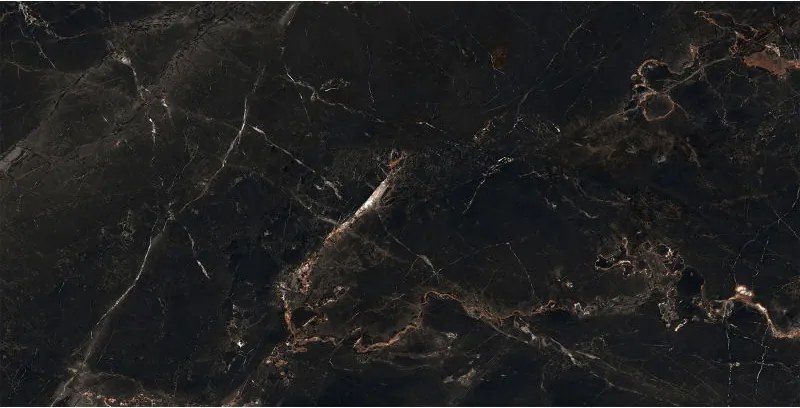 Mexen Marquino Черен глазуриран гранитогрес рект. G1, стенна и подова плочка 120 x 60 cm, високо гланцово - TL214-120-060-00