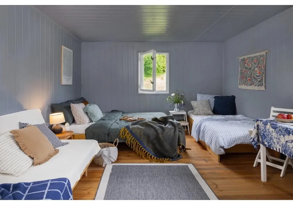 Сив и кремав килим на открито , 120 x 170 cm Panama - NORTHRUGS