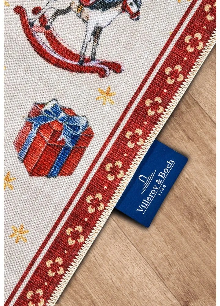 Червена пътека с коледен мотив 80x200 cm Red Christmas – Villeroy&amp;Boch