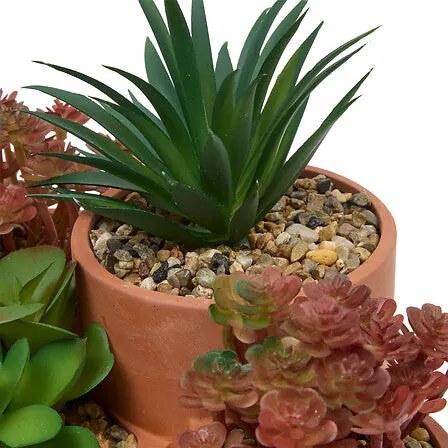 Изкуствено растение atmosphera Wonj Succulent, 20 cm