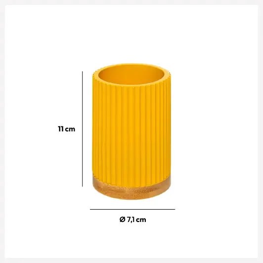 Поставка за четки за зъби 5five Modern Color - Горчица