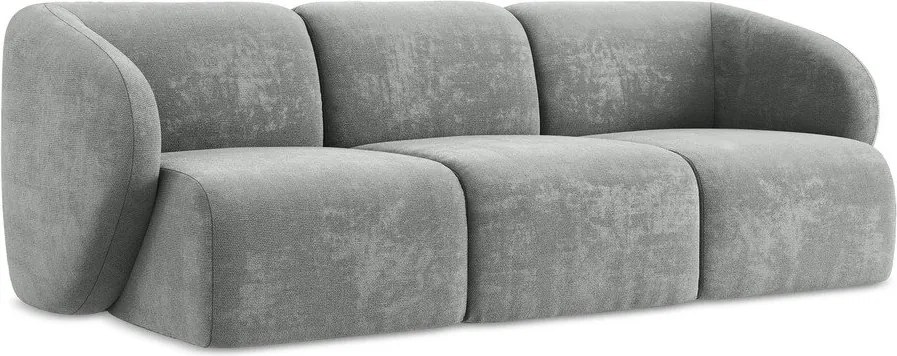 Сив шенилов диван 244 cm Lani – Makamii
