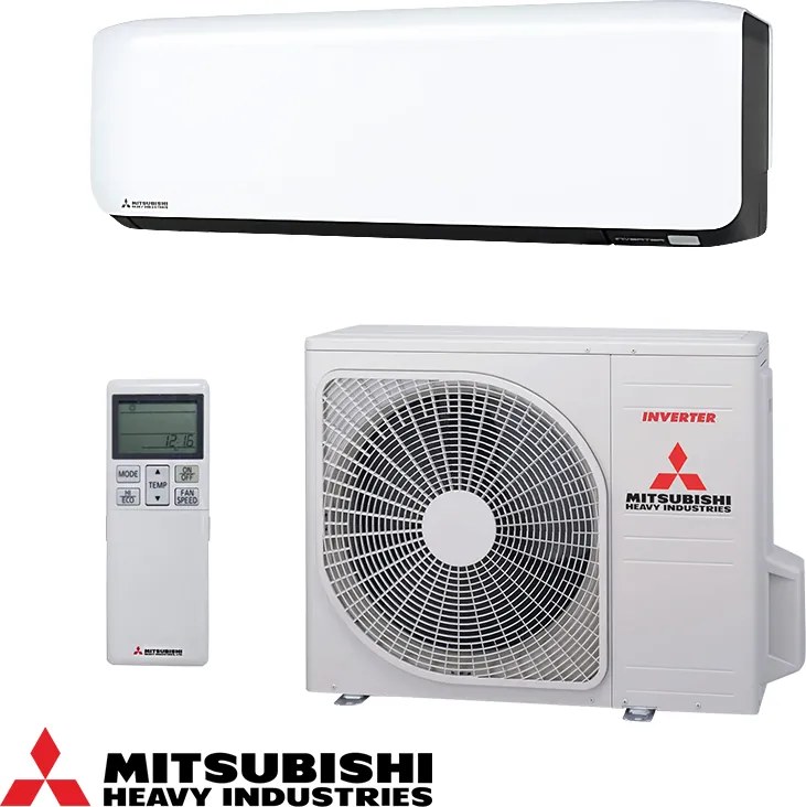 Инверторен климатик Mitsubishi Heavy Industries SRK50ZS-WFB + SRC50ZS-W, 18000 BTU, 36 м2, Wi-Fi, R-32, Бял/Черен