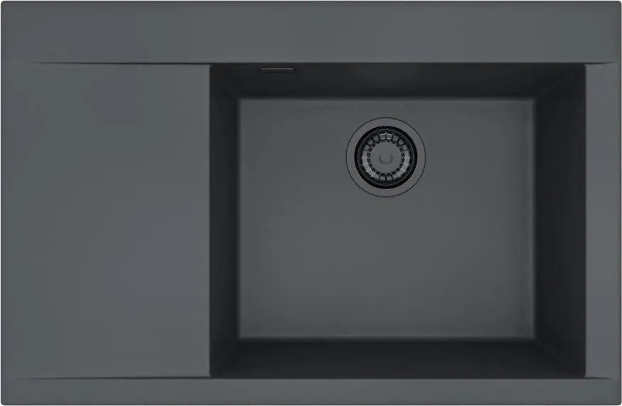 ALVEUS 1149504 - Кухненска мивка PURE 79x51,5 см гранит/черен