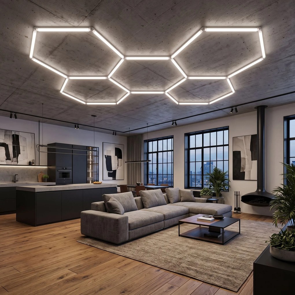 LED лампа HEXAGON JNH051-H White