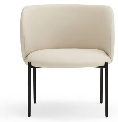 Бял фотьойл от изкуствена кожа Mogi - Teulat