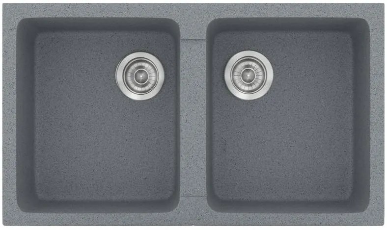 Мивка Sanitec 334-Metallic Silver