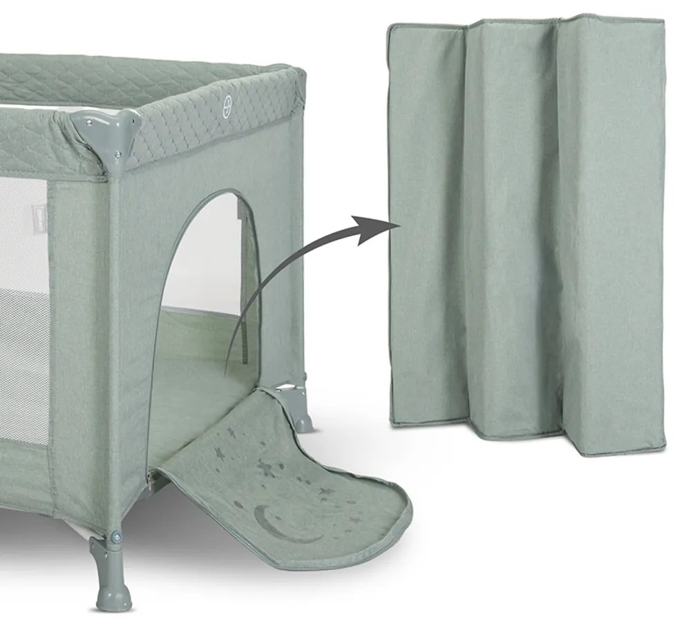LORELLI Classic Кошара за игра SUNNY PLAYGROUND ICEBERG GREEN STAR