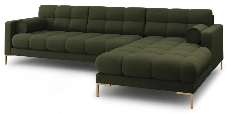 Зелен ъглов диван (десен ъгъл) Bali – Cosmopolitan Design