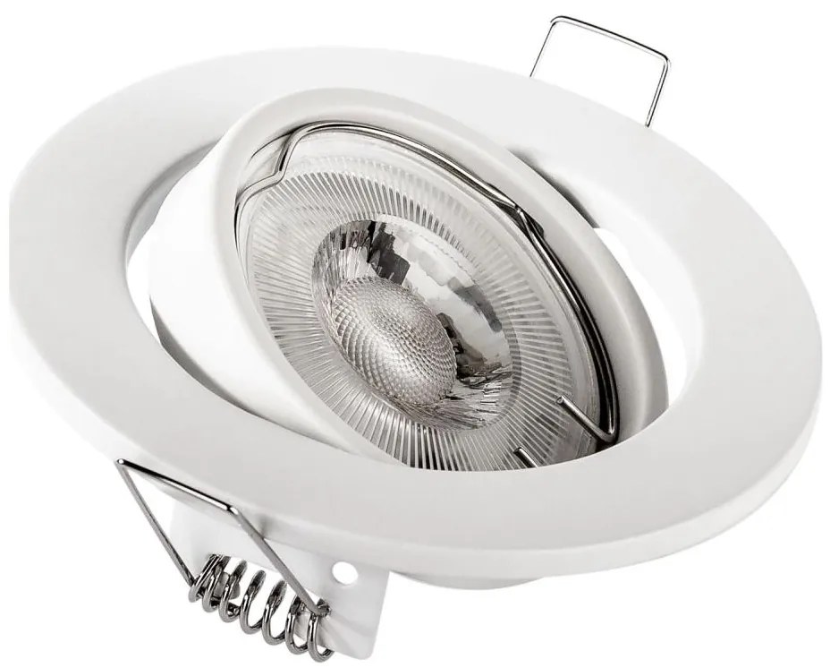 Вградено осветително тяло 1xGU10/MR16/10W/230V, Ø 9 см, бяло