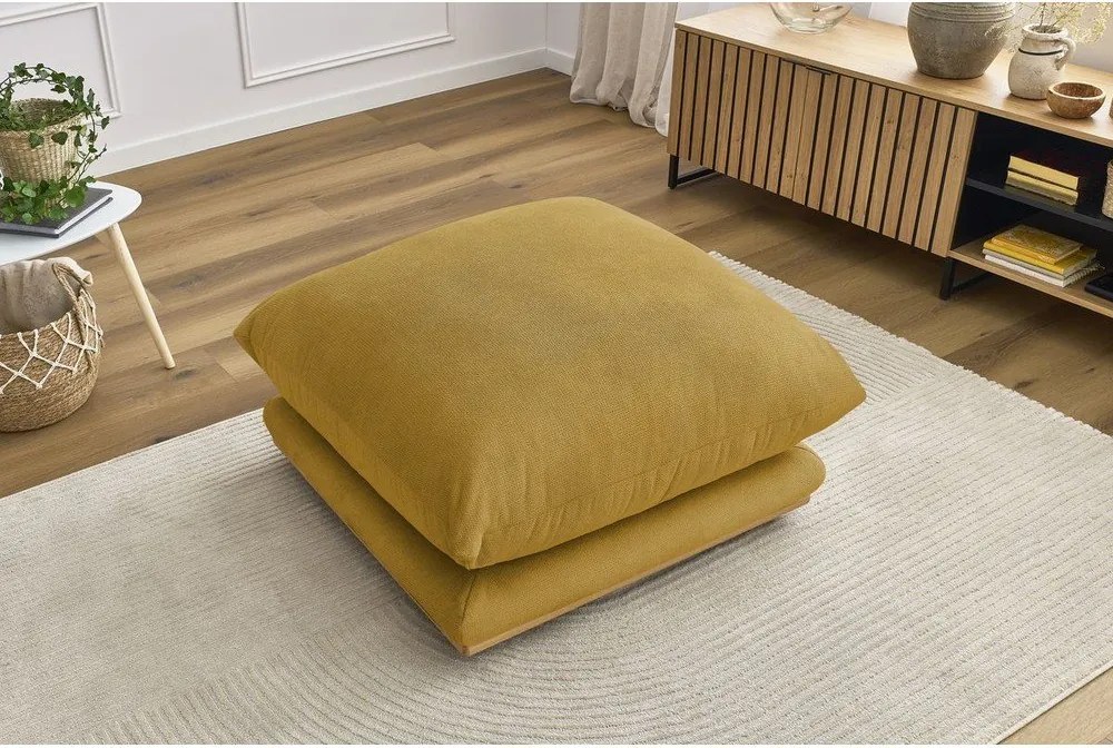 Жълта табуретка Ernest – Bobochic Paris