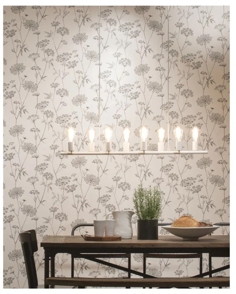 Бяло висящо осветително тяло Miami - it's about RoMi