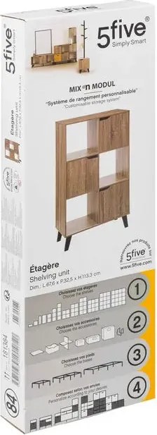 Рафт 5five Mix'n Modul Natural Ceda, 6 отделения