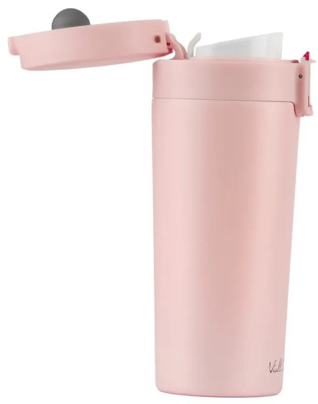Розова термочаша за пътуване , 400 ml Fuori - Vialli Design