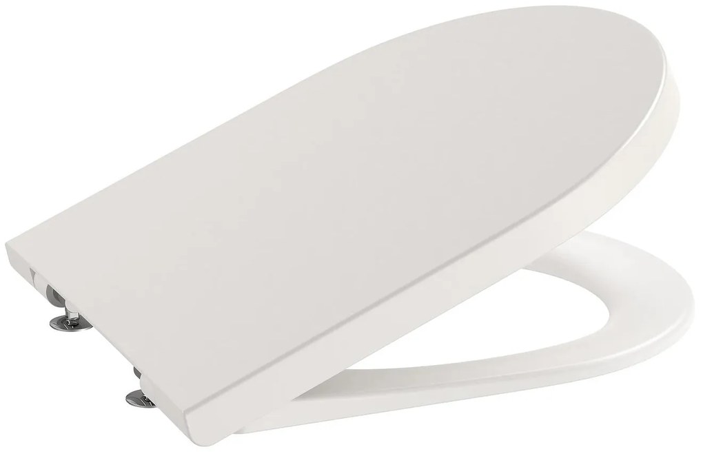 Седалка и капак, Roca, A80152265B,  ROUND, за тоалетна чиния, със забавено падане