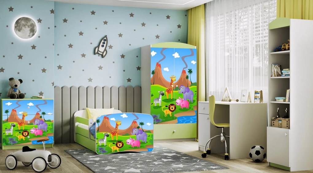 Гардероб Babydreams Cartoon-Prasino-Safari