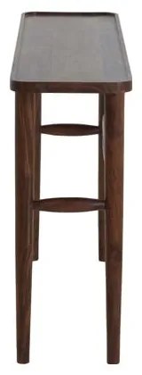 Кафява конзолна маса от масивна акация 30x120 cm Qiano – Light & Living