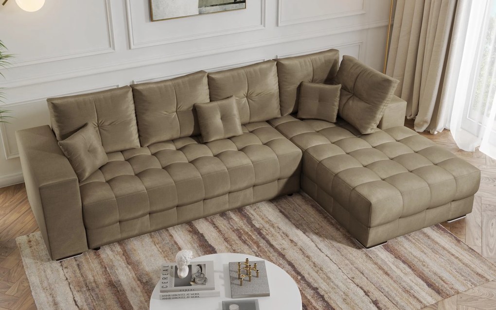Разтегателен ъглов диван Никсън