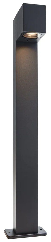 Външна лампа черна с колче за заземяване и кабелен вход 65 см вкл. гнездо IP44 - Baleno