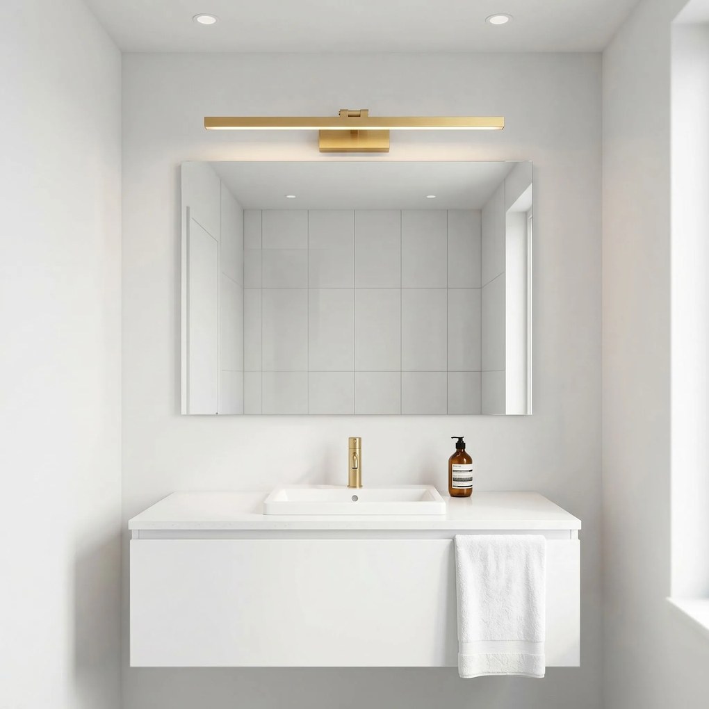 LED аплик за баня APP1865-1W 80 cm BRUSH GOLD